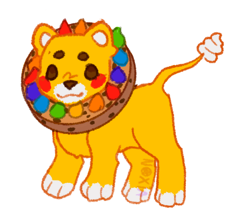 chnubi's (TH) cookie cake lion